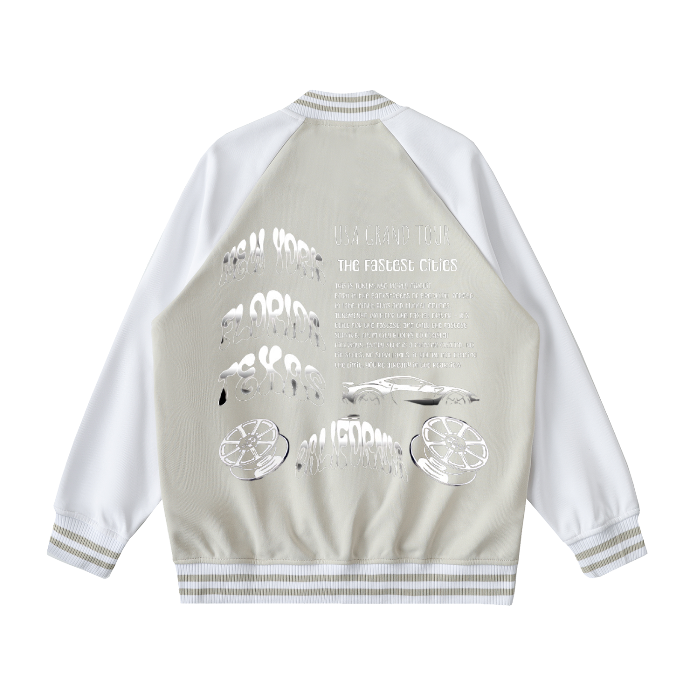 TMG LIMITED Varsity Jacket MODEL 1 50/50