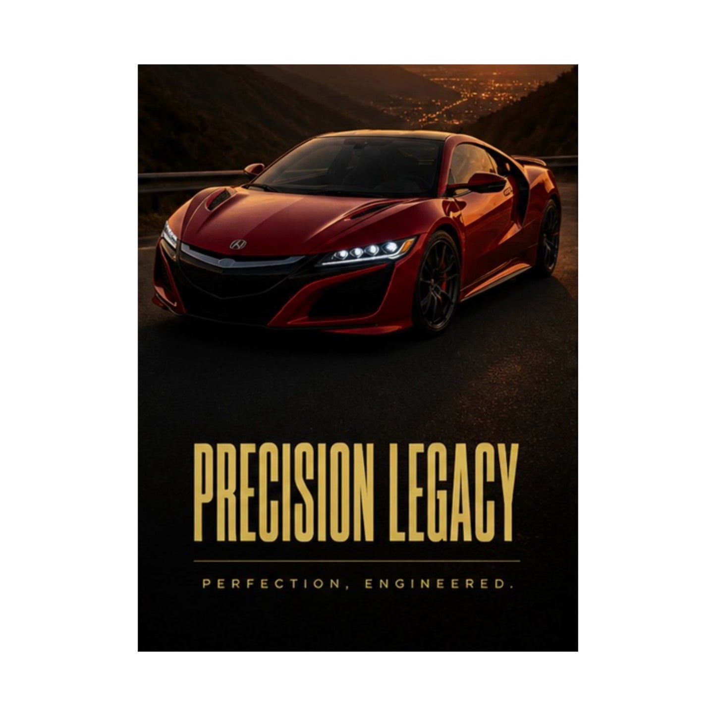 TuneMe Labs - Precision Legacy NSX Poster