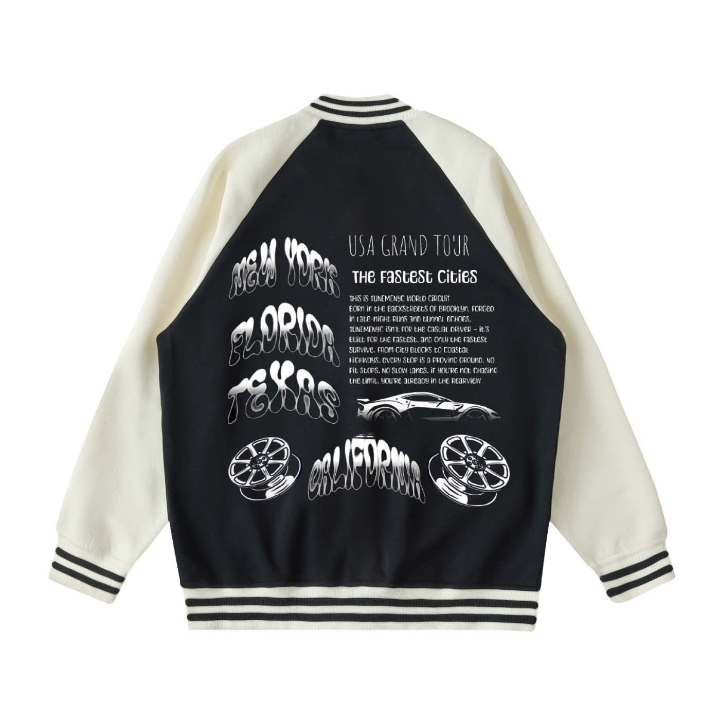 TMG LIMITED Varsity Jacket MODEL 1 50/50