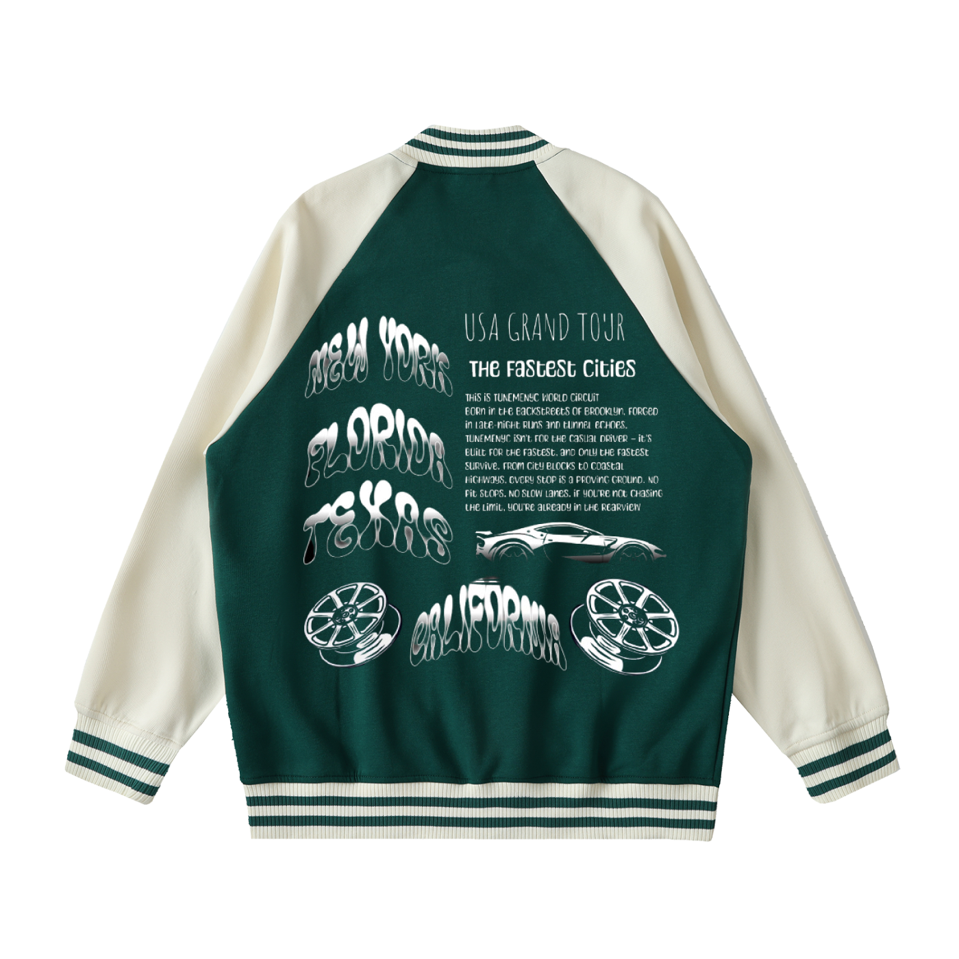 TMG LIMITED Varsity Jacket MODEL 1 50/50