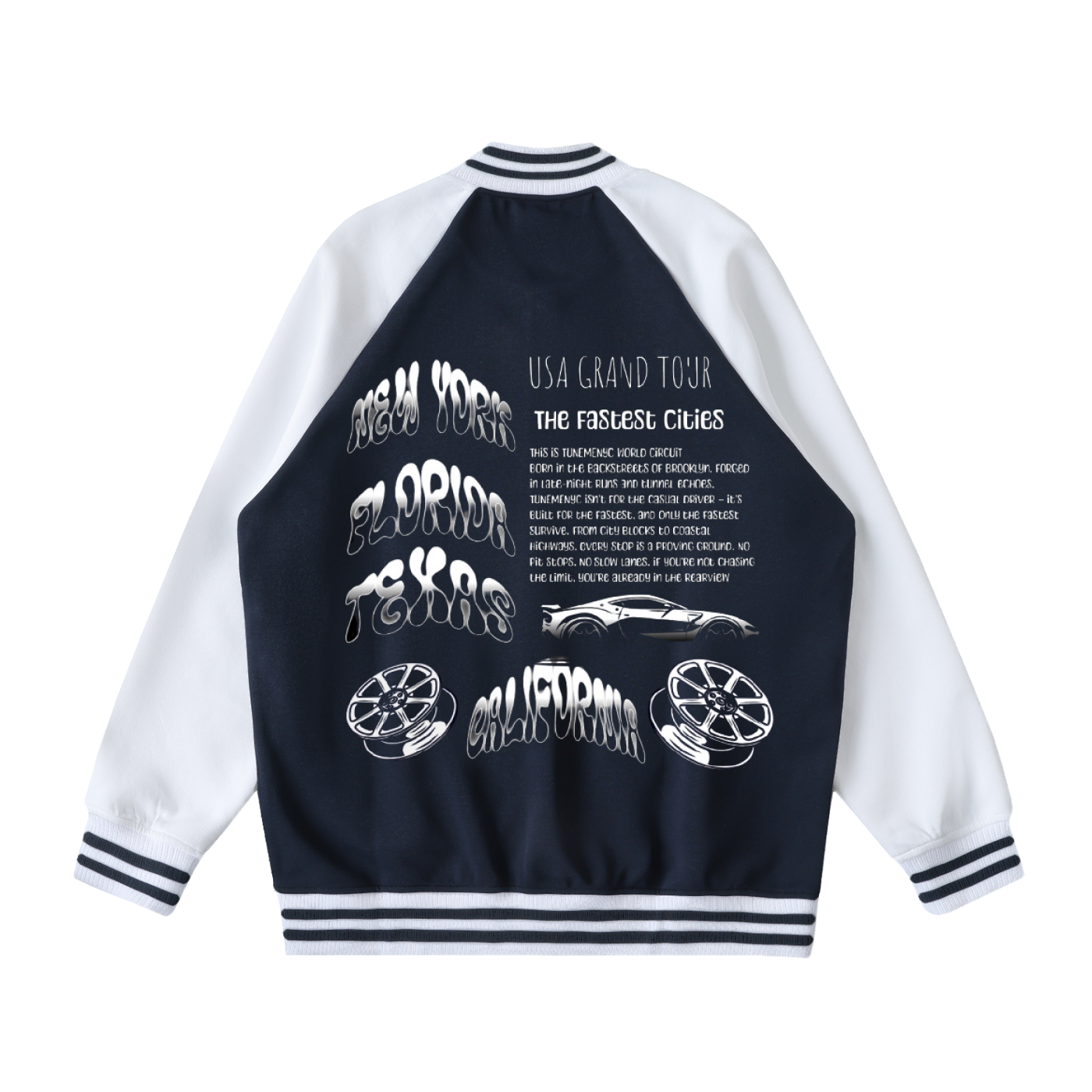 TMG LIMITED Varsity Jacket MODEL 1 50/50